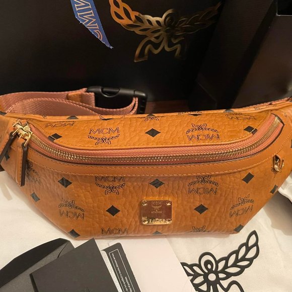 MCM Fursten Visetos Small Belt Bag - Picture 7 of 7